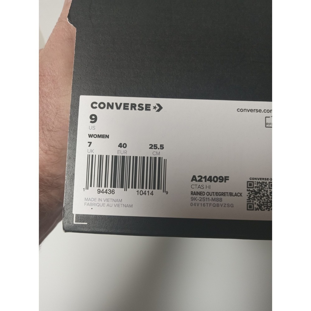 Converse Chuck Taylor Rained Out High Top Women's 9 - Picture 6 of 8